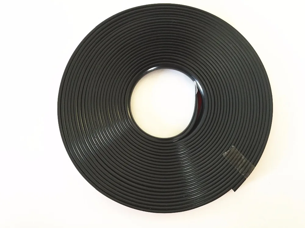 

8M Roll Black WHEEL RIM PROTECTOR TIRE Edge GUARD LINE EXTERIOR Accessory Rubber MOULDING TRIM With Tape Auto Car Motorcycle SUV