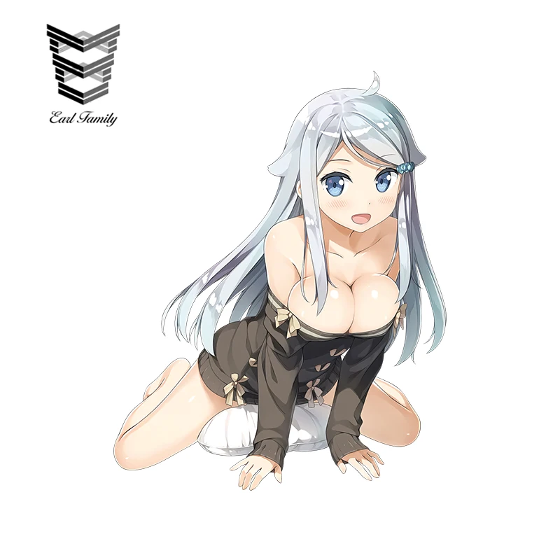 EARLFAMILY сексуальные автомобильные наклейки Imouto Sae Ireba Ii с рисунком мультяшного