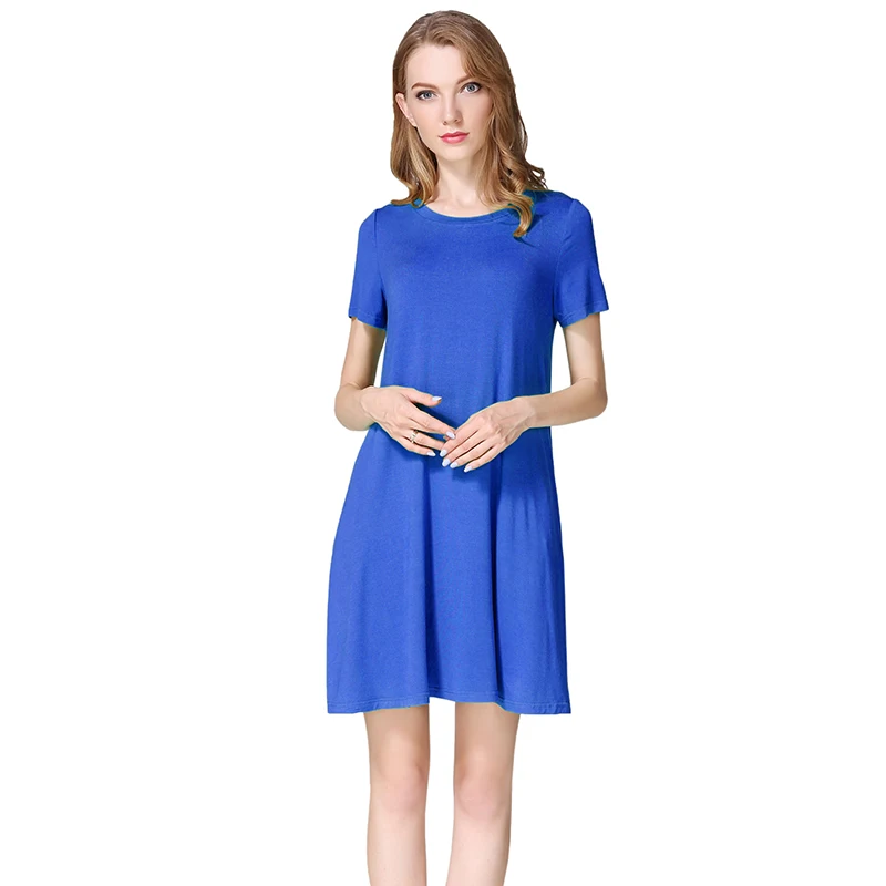 B&N Casual Loose Sexy Dress Soild Cotton Pocket Plus Size Dresses Party Sexy Dress Plus Size Elegant Short  Women Dress666