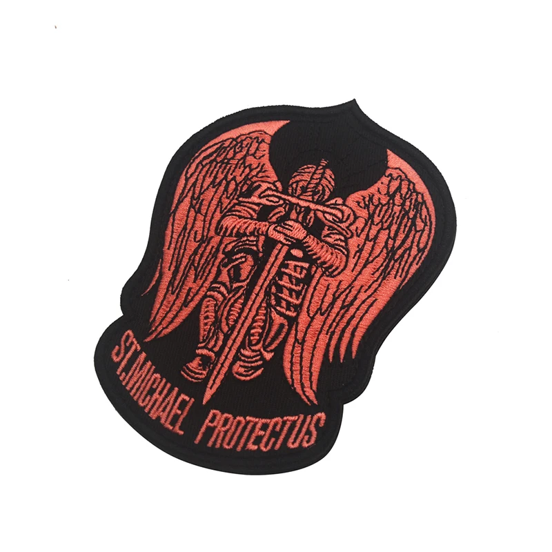 3D вышитая эмблема св. Майкл защищает американскую тактическую силу боевой стикер военная одежда шляпа ткань для рюкзаков повязки на руку
