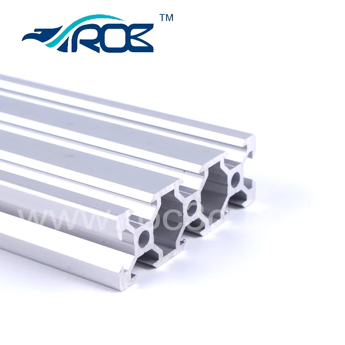 

[SKU 260] V slot rail aluminum profile extrusion 2060 Price/meter clear anodized working with POM delrin v wheel
