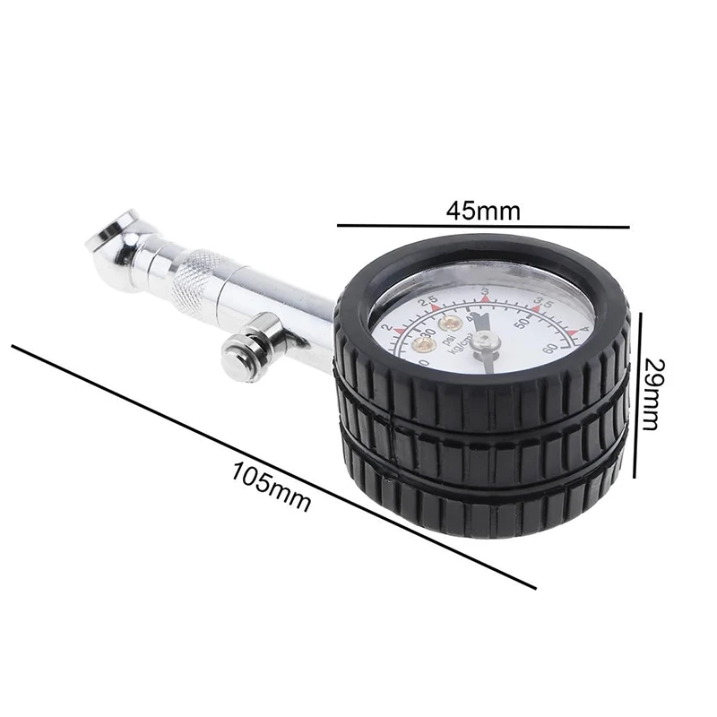 

Dial Car Tyre Pressure Gauge Wheel Truck Motocycle Air Tester 45*29*105mm