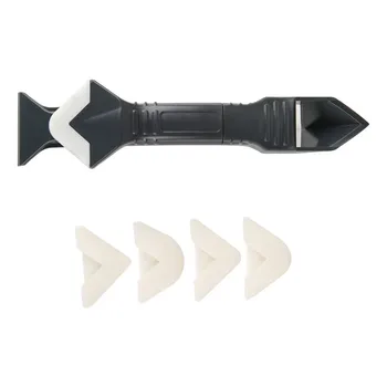 

5pcs set Silicone Scraper Caulking Grouting Tool Sealant Finishing Cleaning Kit Kitchen Window Cleaner scrapers set