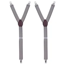 Мужская рубашка, подвязка против морщин, Мужская подвязка, 2.5cmY коричневый W-type жаккард тренд Висячие брюки