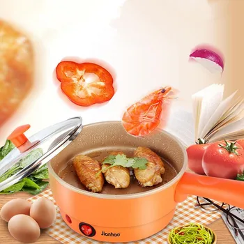 

220V High Quality Electric Multi Cooking Pot 2 Layers With Steamer Automatic Electric Multifunctional Electric Frying Pan
