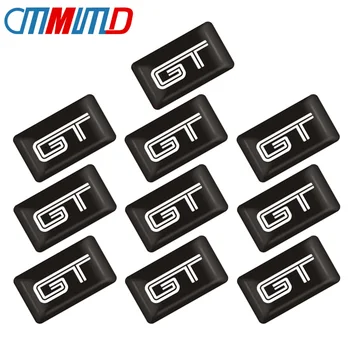 

Car Styling 10pcs 3D Epoxy Sticker GT Logo Emblem Badge decoration Decal For BMW X1 X3 X5 X6 E83 F25 GT Accessories