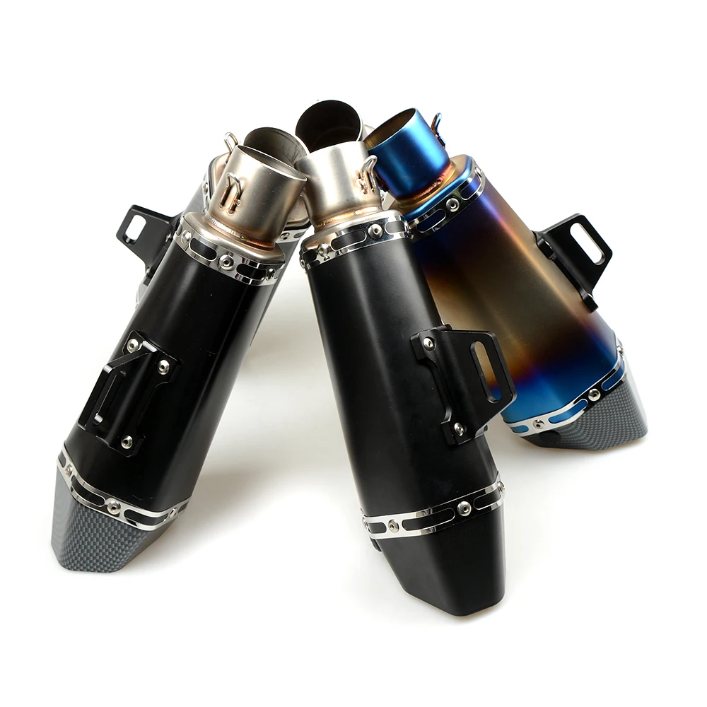 36-51mm Universal CNC Motorcycle  Moto Bike Exhaust Pipe With Muffler For Honda cbr 650f cbr650f cbr 650 f /cb650f cb 650f