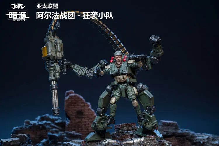 JOYTOY 1/25 модель фигурка солдат Азия Тихоокеанский союз Альфа битва (зеленый)