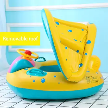 

Baby Kids Swimming Pool Ring Summer Inflatable Swim Float Water Fun Pool Toys Seat Boat
