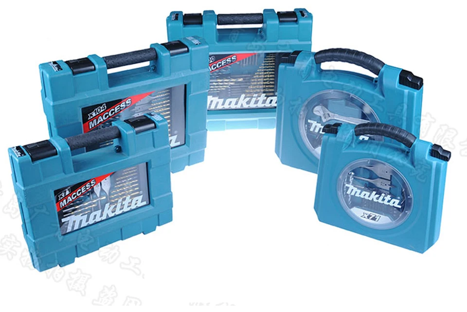 Оригинальный Японии Makita D-53017 бытовые ручные инструменты комплекты ручная дрель сверла Комплект Аксессуары Комбинации Toolbox 103 шт./компл