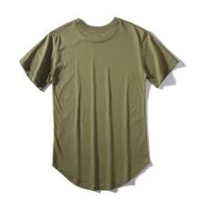 Летняя новая модная повседневная трендовая Мужская однотонная хлопковая Футболка европейский размер