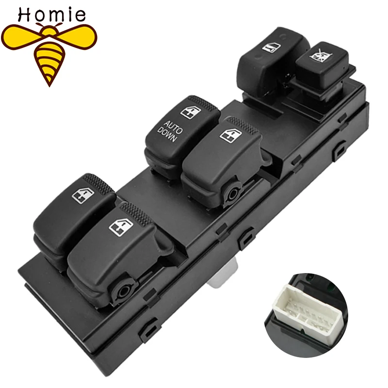 Переключатель Стеклоподъемника для Hyundai Tucson 2004-2010 93570-2E000 935702E000 ABS передний левый
