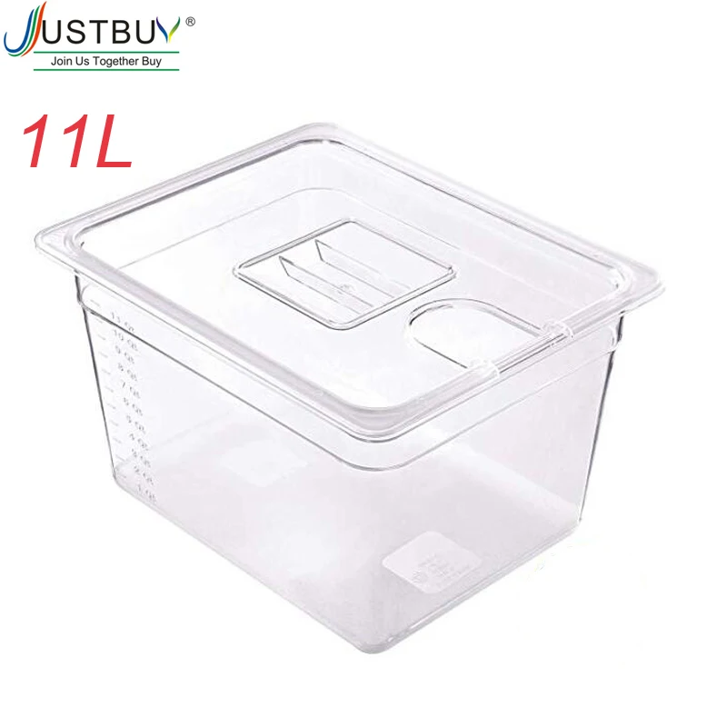 

Sous Vide Container with Lid for Circulator Sous Vide Culinary Cooker 11L Capacity
