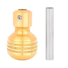 Фирма atomus золото в форме колбы тату ручка набор из нержавеющей стали держатель для инструментов для нанесения татуировки принадлежности аксессуары