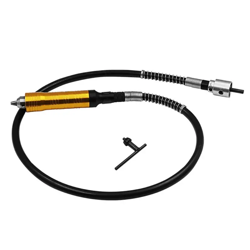 

New 6mm Rotary Angle Grinder Tool Flexible Shaft Fits + 0-6.5mm Handpiece For Dremel Style Flex Shaft Electric Drill Rotary Tool