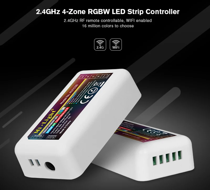 MiLight 2,4G 4 Zone wifi светодиодный контроллер iBox+ RF сенсорный пульт+ RGB RGBW контроллер для RGB RGBW светодиодные полосы света DC12V-24V