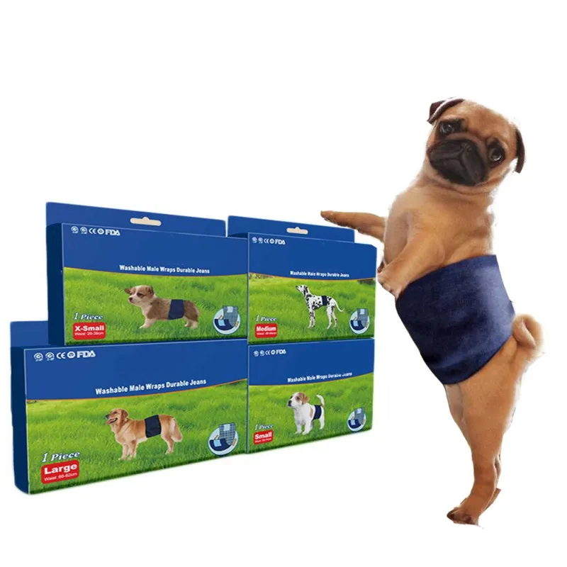

Dog Physiological Pants Diaper Sanitary Washable Female Dog Shorts Panties Menstruation Underwear Briefs Jumpsuit For Dog