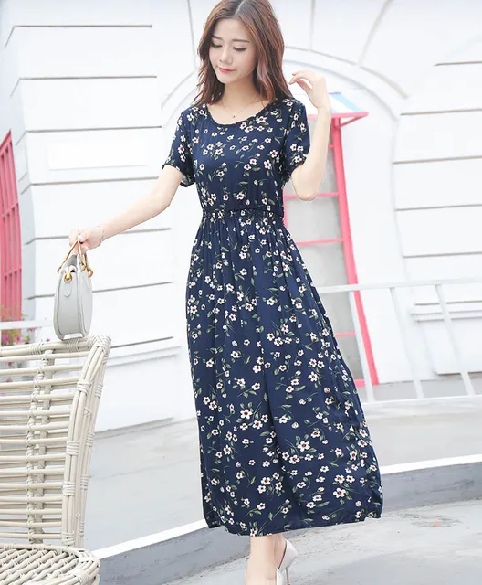 Women Dress 30 Styles Floral Print Work Business Casual Party Vestidos ...