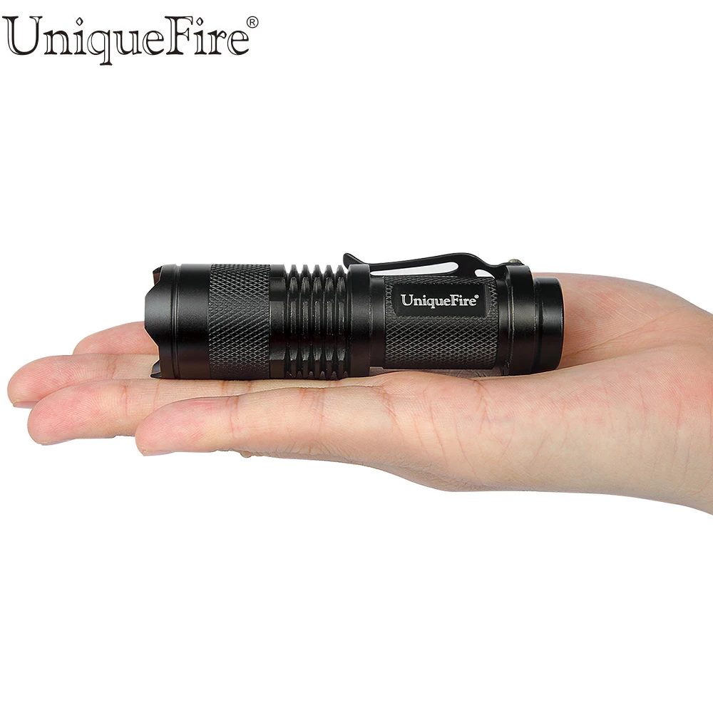 

UniqueFire Powerful LED Ultra Bright 3 Mode XP-E Zoomable Led Flashlight Waterproof Torch Lights Bike Light Free Shipping