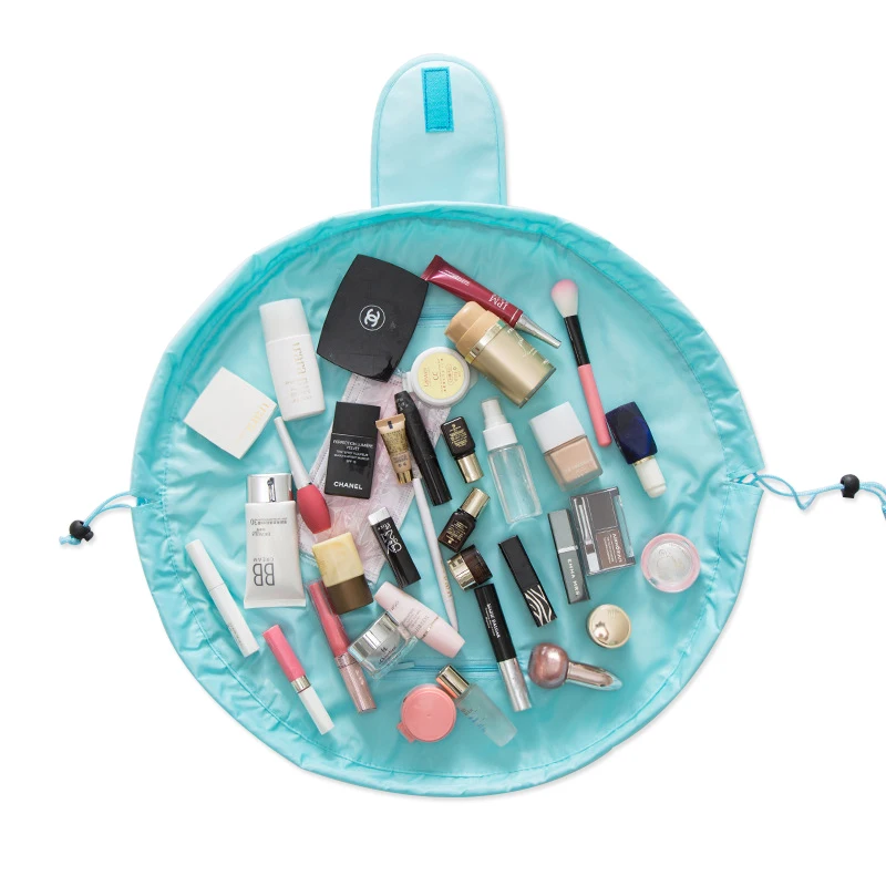 GABWE الأزياء سفر الرباط حقيبة مستحضرات التجميل حالة منظم حقيبة الماكياج حافظة للمكياج كيس التخزين أدوات الزينة طقم أدوات تجميل غسل حقيبة