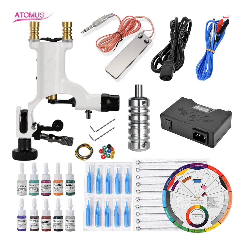 

Tattoo Machine Tattoo Liner Shader Kit Accessories Complete Professional Gun Set Pro Machine Rotary Tattoo Gun Motor Pen Kits