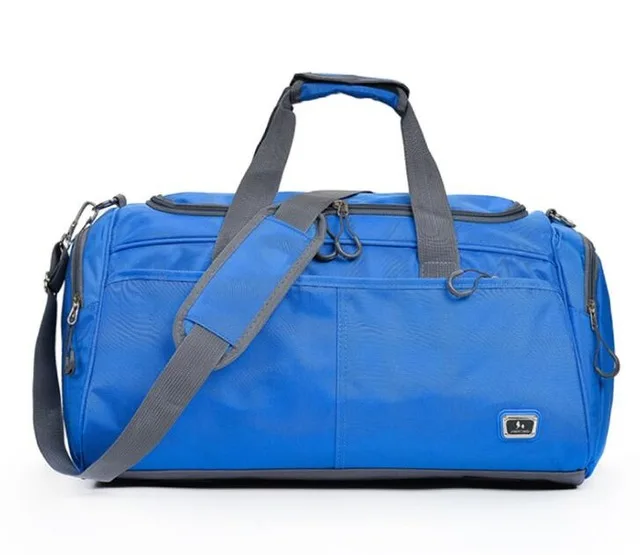 Scione водонепроницаемая сумка для тренировок для мужчин и женщин, сумки через плечо с обувью для хранения, спортивные дорожные сумки - Цвет: Blue