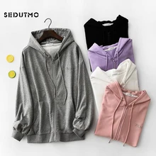 SEDUTMO осенняя куртка Для женщин толстовки Boyfriend пальто уличная Harajuku Винтаж куртки с вышивкой ED417