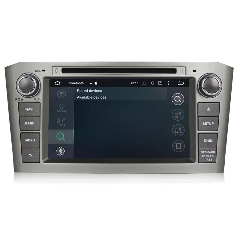 Cheap Android 9.0 Car DVD Stereo Multimedia Headunit Auto Radio GPS Navigation Video Audio For Black Toyota Avensis T25 2003-2008 5