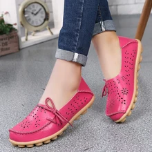 Женская обувь из натуральной кожи; Лоферы без шнуровки; женские мягкие балетки для медсестры; женская обувь на плоской подошве