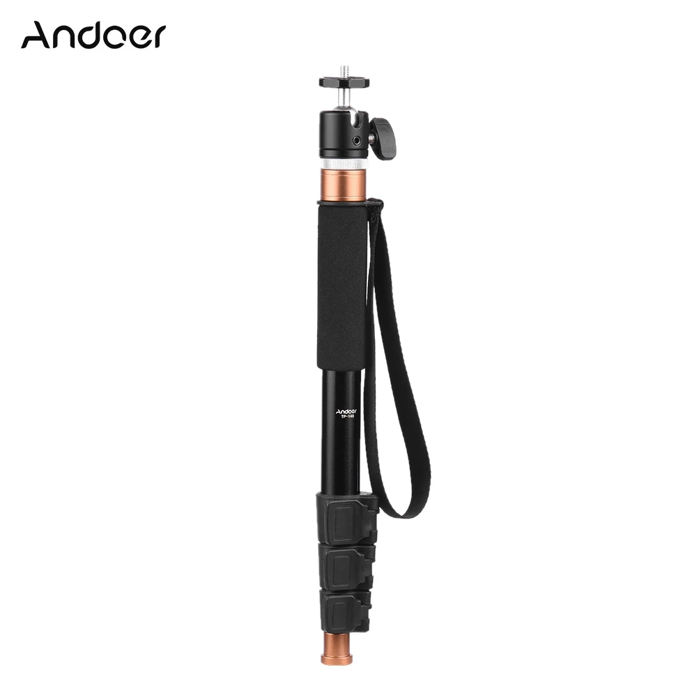 

Andoer Pole TP-148 94.6cm/37.2" Adjustable Lightweight Monopod Unipod Microphone Boom Pole for Canon Nikon Sony Camera
