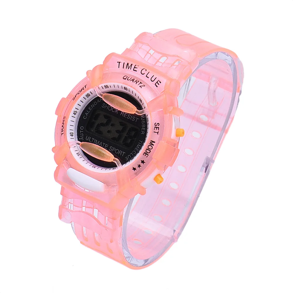 Детский браслет для мальчиков и девочек, водонепроницаемые цифровые детские наручные часы, модные спортивные аксессуары для наручных часов 18Jul13