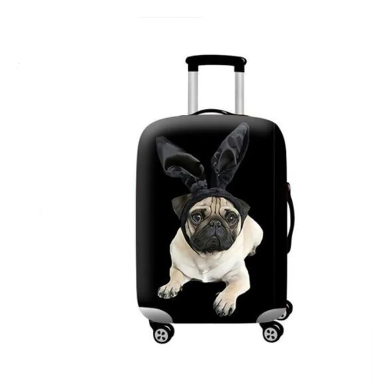 Fashion stretch cloth luggage dust cover printing waterproof suitable for 18-32 inch trolley case dust cover travel accessories