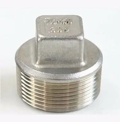 1/4" BSP Female 304 Stainless Steel Pipe Fitting Countersunk End Cap 