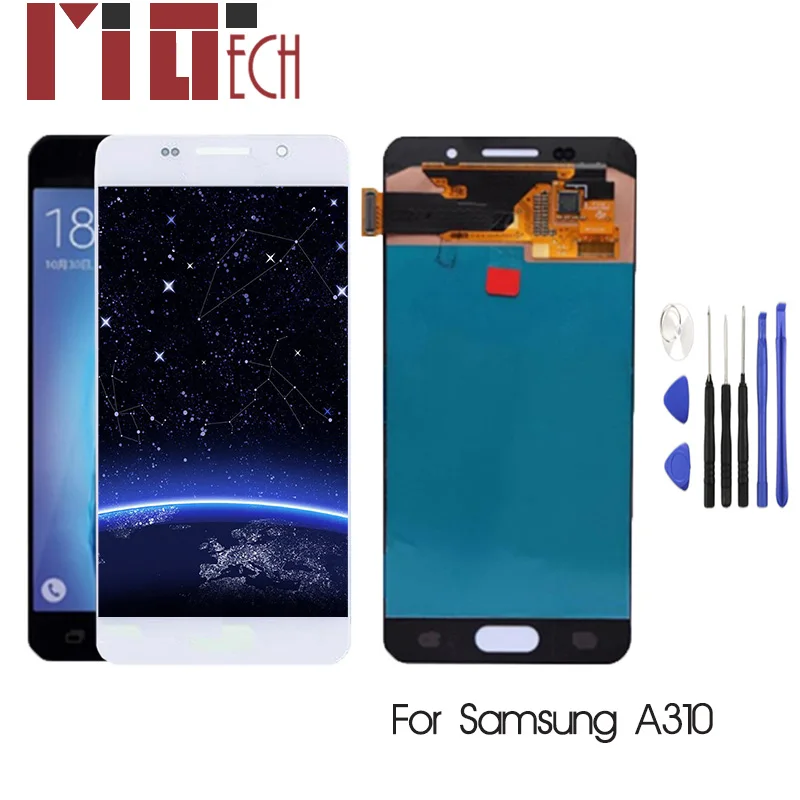 

LCD For Samsung Galaxy A310 A310F A310H A310M A310Y LCD TFT Display and Touch Screen Digitizer Assembly