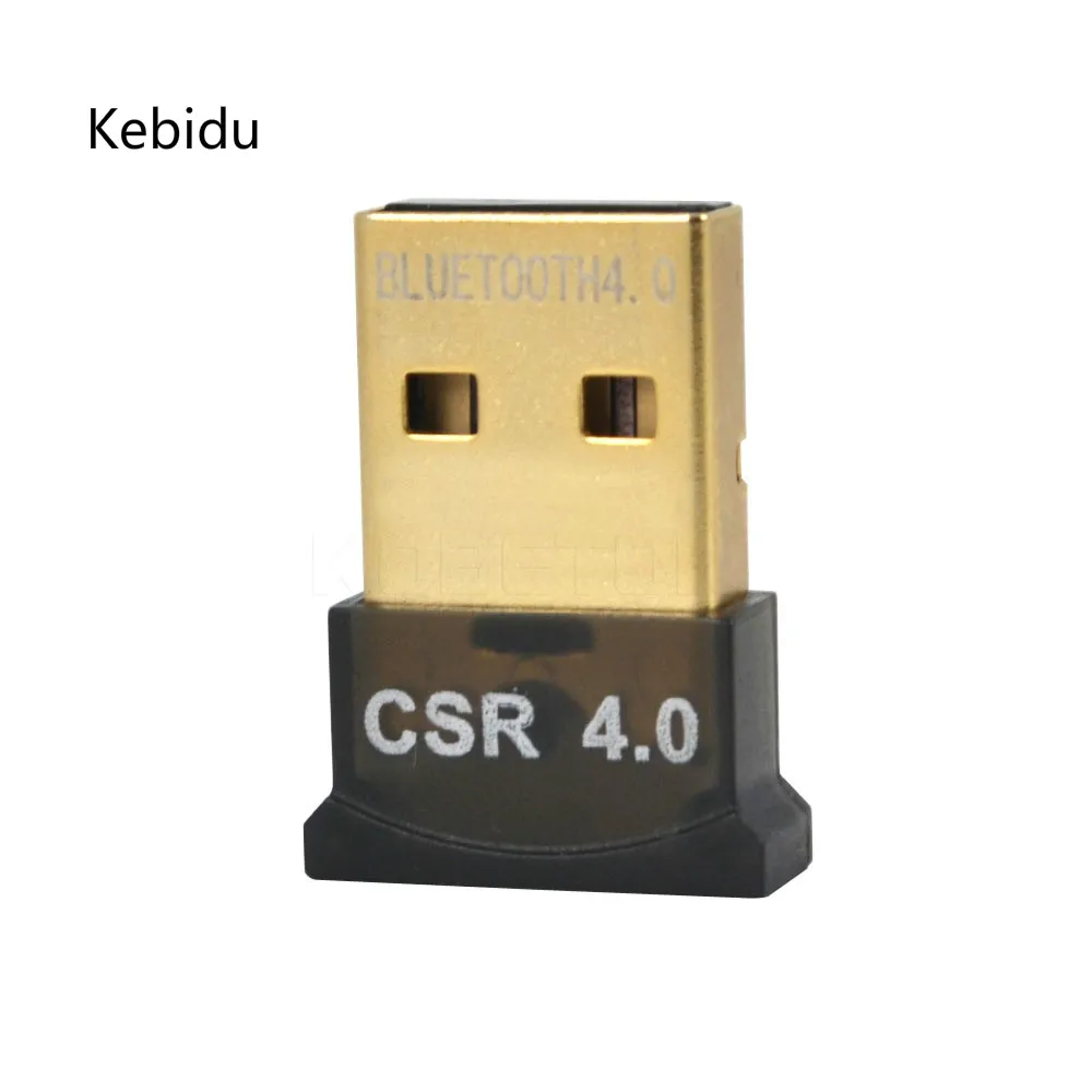 Kebidu Usb 2,0 Bluetooth версия 4,0 адаптер беспроводной ключ Edr адаптер 1-100 м скорость 3 Мбит/с для ноутбука ноутбук планшет ПК