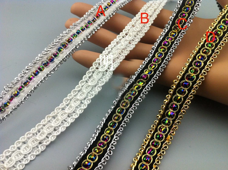 

10 yard 1.3cm 0.51" wide gold tapes braide lace trim ribbon ML4