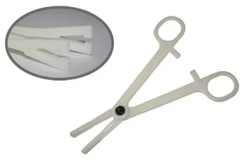 

Disposable Piercing Forceps Pre-Sterilized Slotted Pennington Plastic Piercing Tool