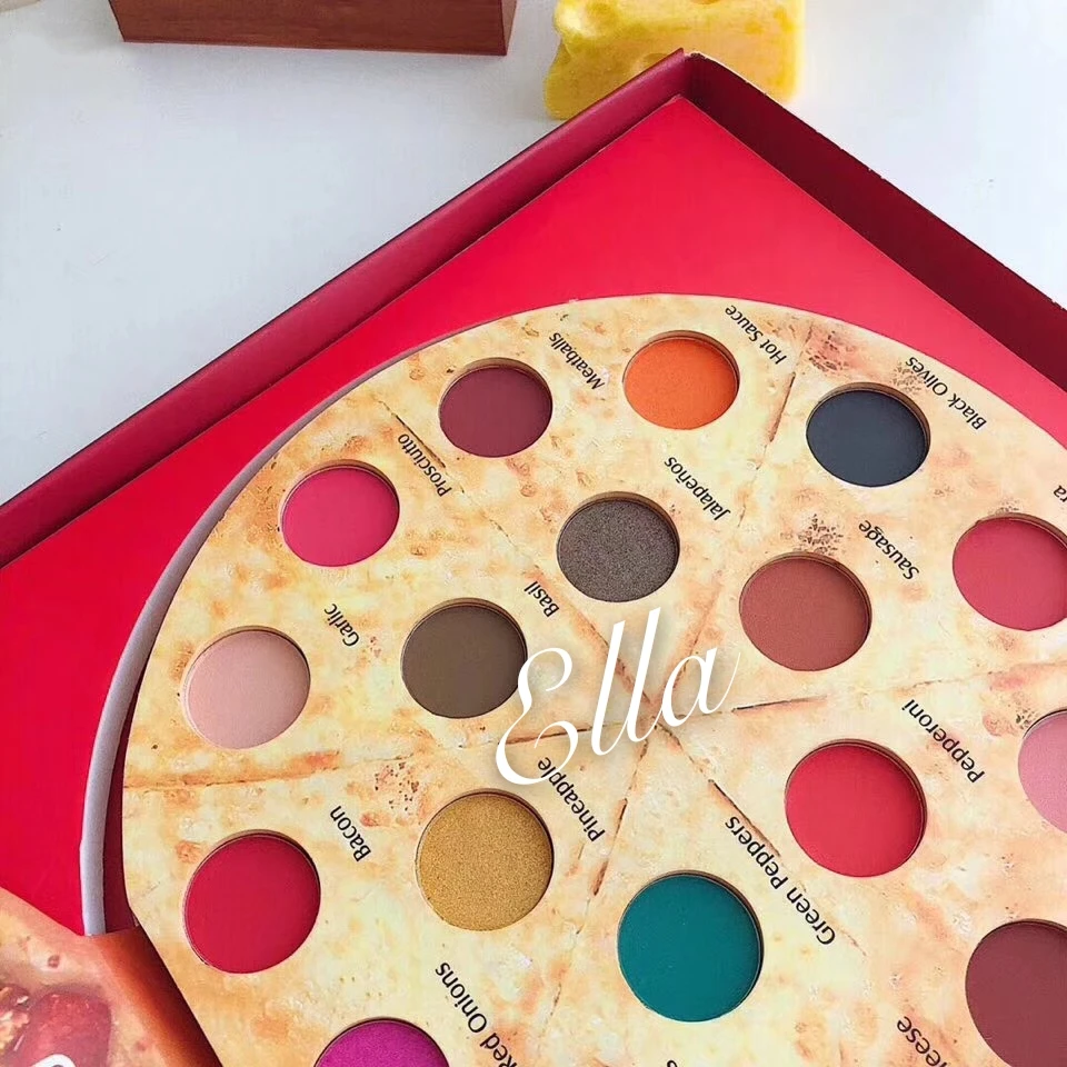 Тени для век pizza 18 оттенков матовые цветов палитра теней 2019| |