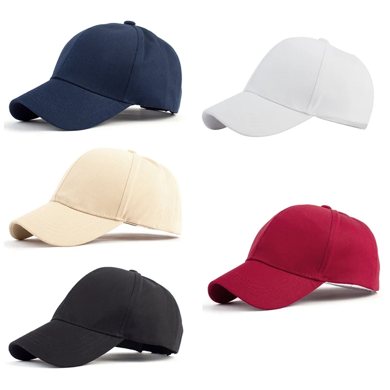 

Women's Ponytail Baseball Cap Solid Color Breathable Sunshade Sun Hat After Opening Sports Tennis Cap