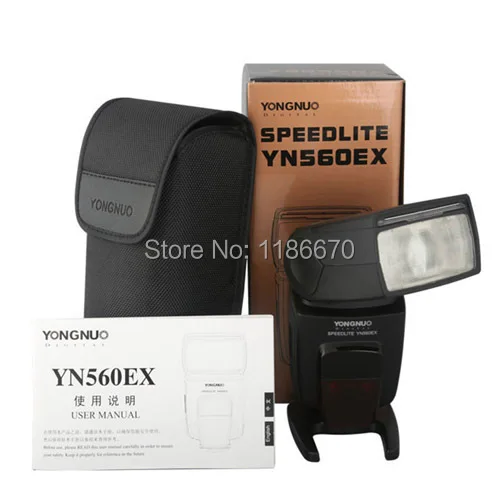 Беспроводная вспышка YongNuo YN 560 EX 560EX YN560EX TTL для Canon Rebel T3 XS T5i T4i T3i T2i T1i XSi