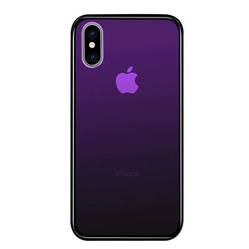 Для iPhone 11 Pro Max чехол градиентной расцветки Aurora чехол из закаленного стекла для iPhone XS Max XR XS X 7 8 6 6S Plus 11 Pro Жесткий Чехол - Цвет: Pattern 4