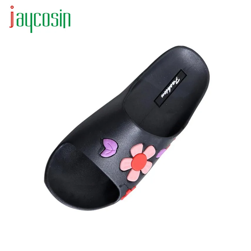 

Jaycosin Elegance New Shoes Flats Beach Slipper Rubber Clogs Style Flower Slippers Women Summer Dropshipping 17May22