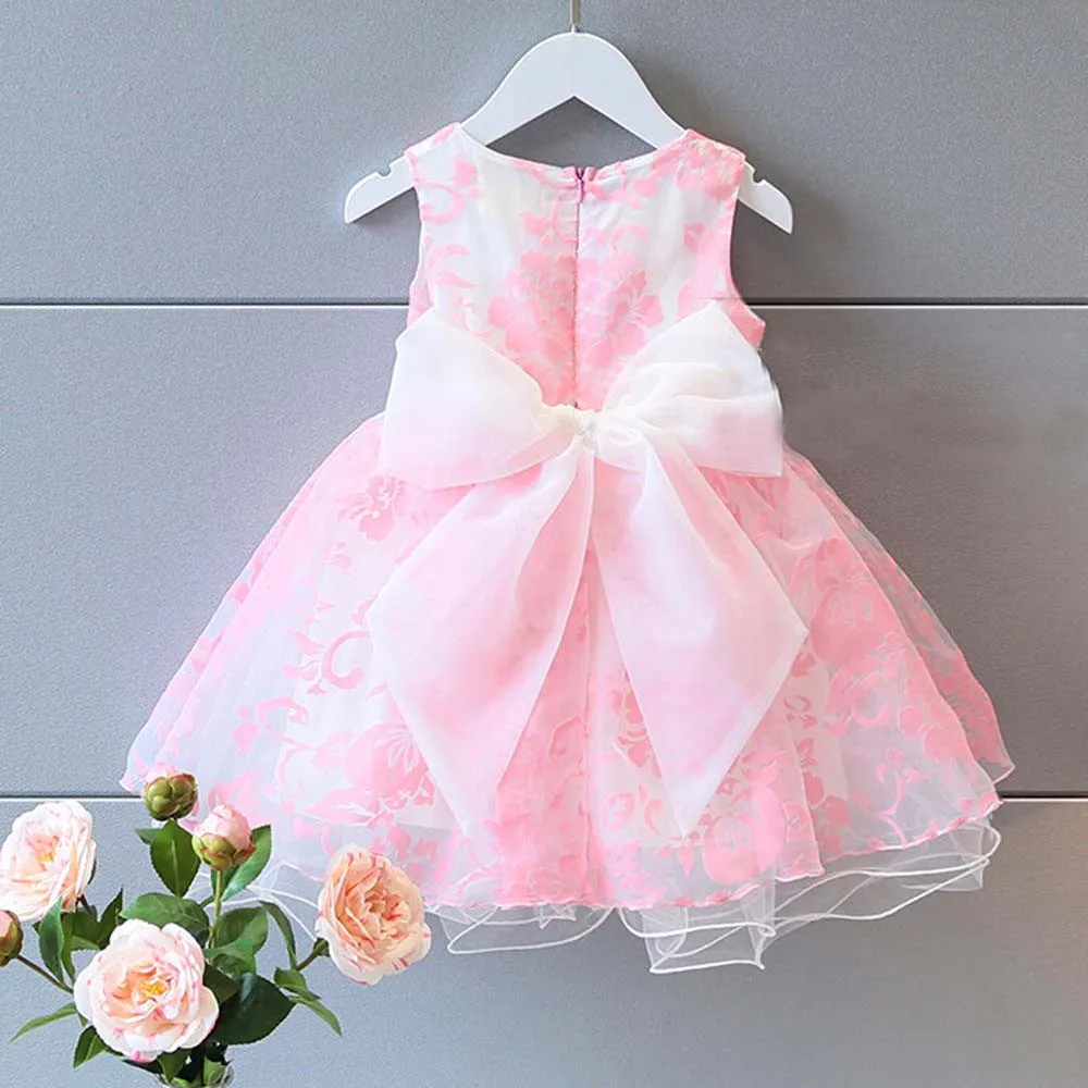 Summer Tutu Dress for Girl Toddler Baby Kid Girl Princess Party Clothes