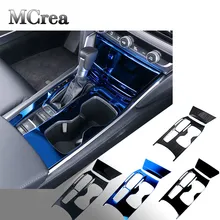 MCrea Авто наклейки из нержавеющей стали Чехлы для Honda Accord 10th ручки переключения передач Панель рамки аксессуары