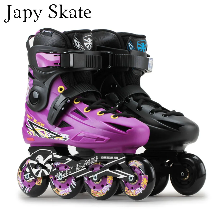 Japy تزلج تحلق النسر FBS حذاء تزلج بعجلات الصقر المهنية الكبار الأسطوانة التزلج حذاء سباق التعرج انزلاق شحن التزلج جيدة كما سيبا