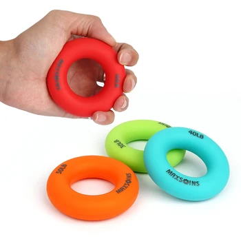 

1Pcs 7cm Diameter Strength Hand Grip Ring Muscle Power Training Rubber Ring Exerciser Gym Expander Gripper Strength Finger Ring