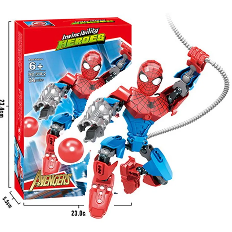 spiderman blocks