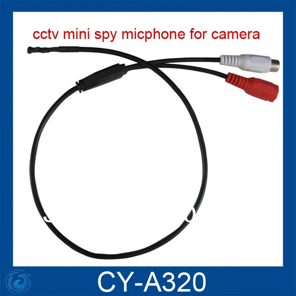 

High Quality Adjustable Mini Audio CCTV Microphone Surveillance Wide Range Sound Pickup Audio Monitor for Security Camera