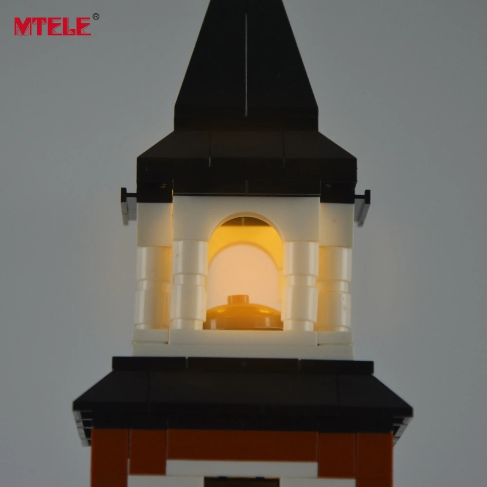 MTELE бренд светодиодный светильник комплект для 10224|compatible with lego|lego kitblock building |