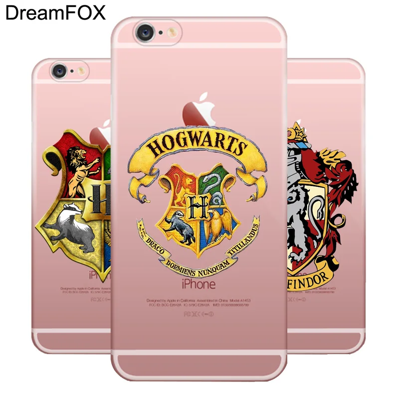 DREAMFOX N048 Гарри Поттер Мягкий ТПУ силиконовый чехол для Apple iPhone XR XS Max 8X7 6 S Plus 5 5S SE 5C 4